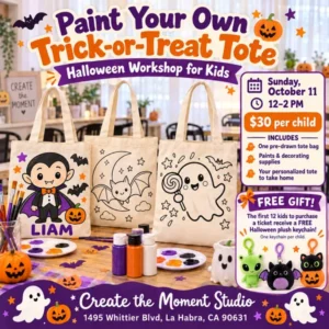 Paint Your Trick-or-Treat Tote
