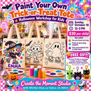 Paint Your Trick-or-Treat Tote - Disco